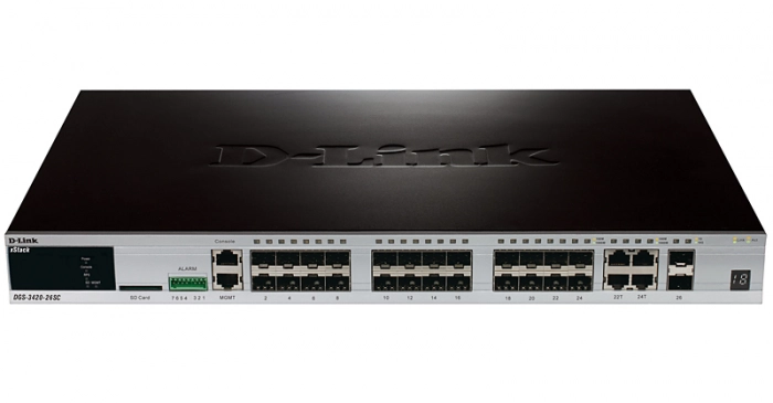 Управляемые стекируемые L2 коммутаторы D-Link DGS-3420-xx