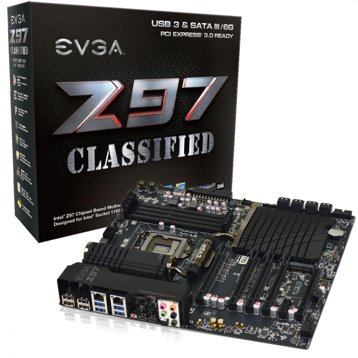 Линейка плат EVGA на чипсете Intel Z97