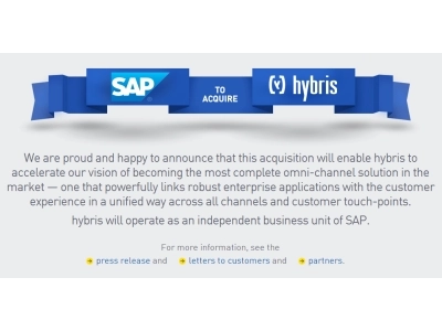 SAP усиливает свои позиции в e-commerce, приобретая Hybris