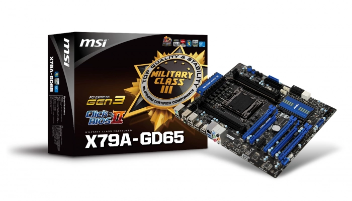 MSI представил новую системную плату X79A-GD65