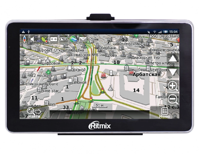 GPS-навигаторы Ritmix c AV-входом для камеры