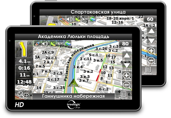 Новые GPS-навигаторы Treelogic TL-5010BGF AV 2Gb и TL-5010BGF AV HD 2Gb