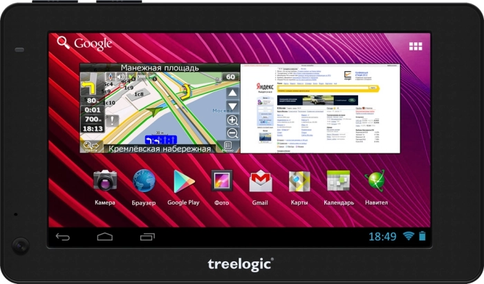 Treelogic Gravis 71G 8 Гб: 7–дюймовый GPS-планшет