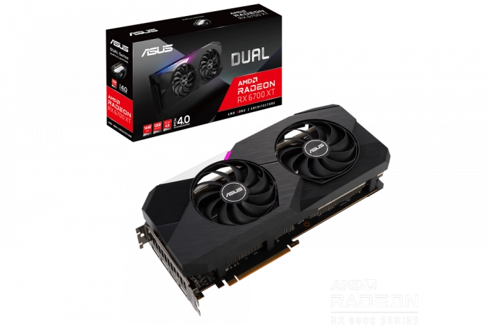 ASUS представила видеокарты на базе AMD Radeon RX 6700 XT