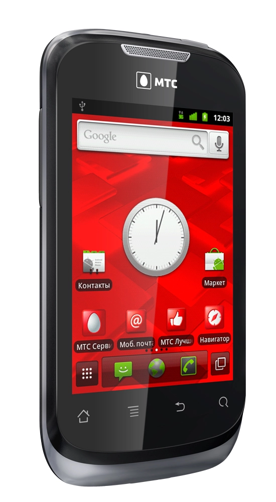 МТС 955 – новый смартфон на Android 2.3