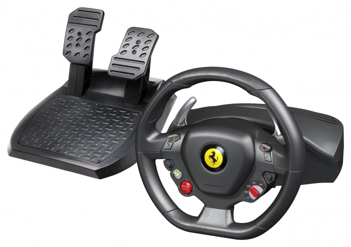 Thrustmaster представляет гоночный руль с официальными лицензиями Ferrari и Microsoft Xbox 360