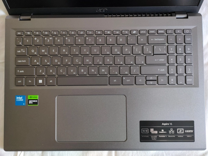 Acer Aspire A16: резвый лэптоп на каждый день. Рис. 7